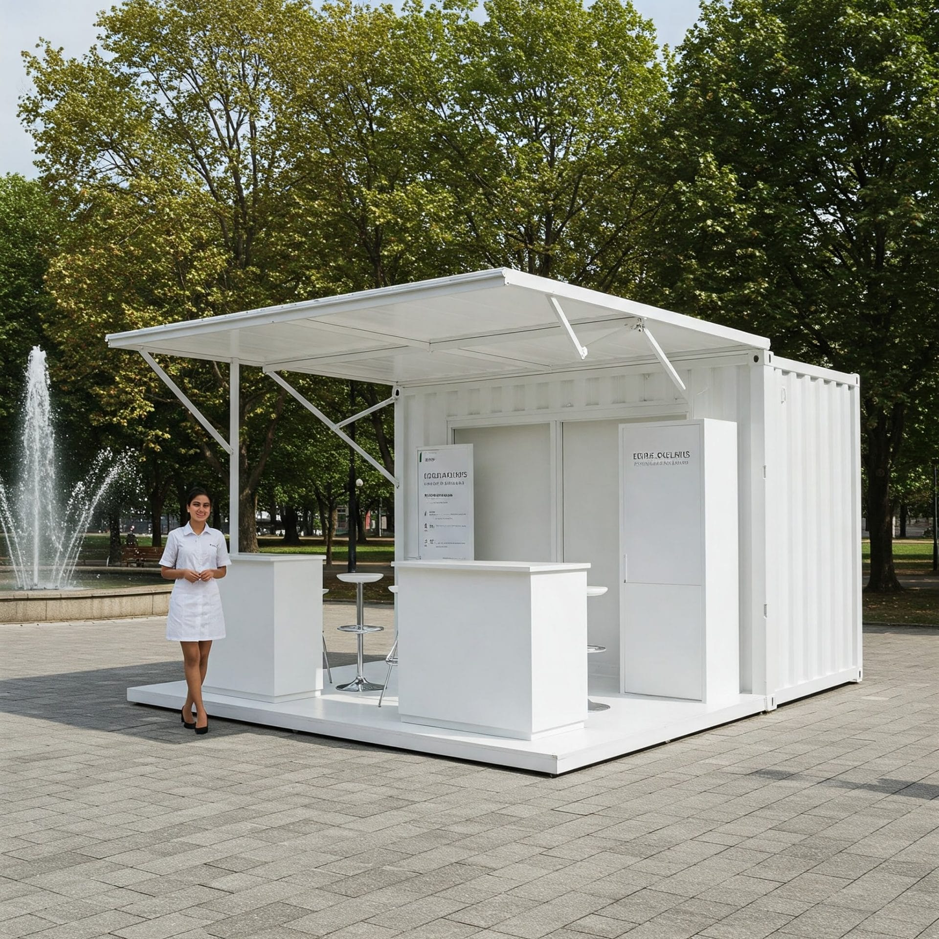 booth container mini